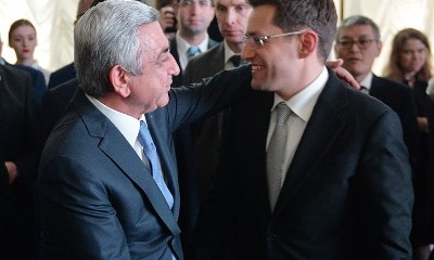 Серж Саргсян в Москве присутствовал на открытии турнира за звание сильнейшего шахматиста