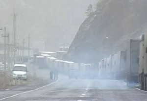 Непогода блокировала в Верхнем Ларсе почти 130 грузовиков