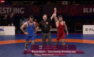 Карапет Чалян победил азербайджанца Элвина Мурсалиева и завоевал «бронзу»!