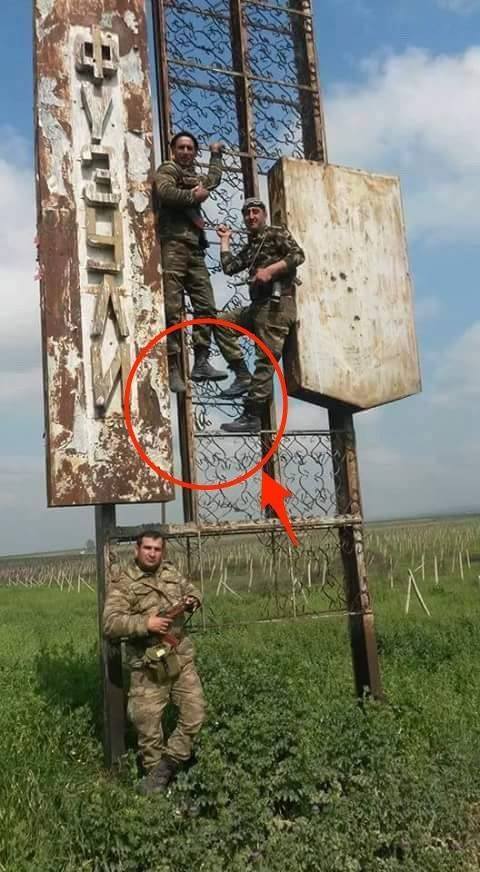 Левитирующий азербайджанский солдат или как СМИ Азербайджана дурят собственный народ (Фото)