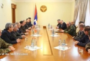 Президент НКР: В эти роковые дни весь армянский народ проявил готовность защищать родную землю
