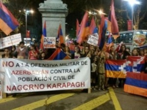 В Уругвае прошла крупная акция протеста против агрессии Азербайджана