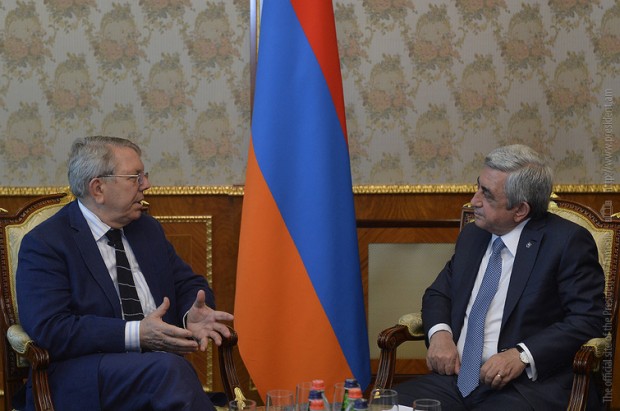 Серж Саргсян принял содокладчиков мониторинговой комиссии ПАСЕ по вопросам Армении