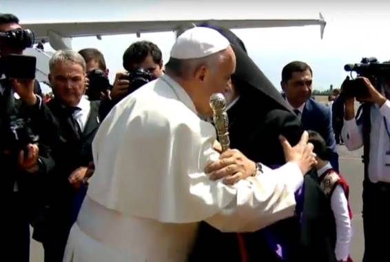 Католикос всех армян: Визит Папы Римского – новое свидетельство братства и сотрудничества наших церквей