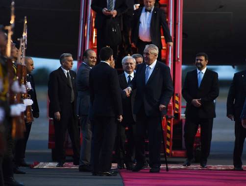 Начался государственный визит президента Чехии в Армению