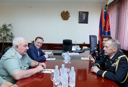 Военного атташе Посольства США в Армении приняли в Министерстве обороны