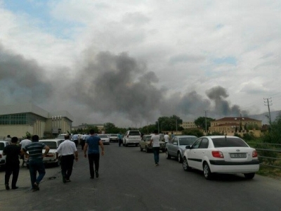 Число пострадавших в результате взрыва на военном заводе в Азербайджане достигло 20