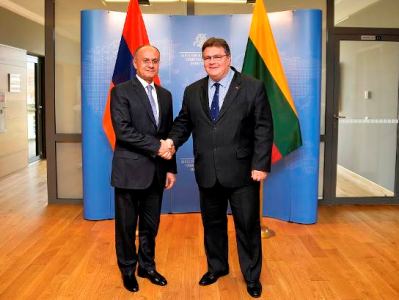 Глава МИД Литвы отметил важность успешного продвижения переговоров между Арменией и Евросоюзом