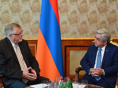 Серж Саргсян и Герберт Зальбер обсудили отношения Армения – ЕС и карабахский вопрос