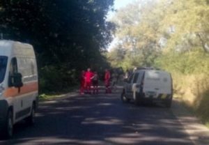 Автомобиль подорвался во Львовской области Украины