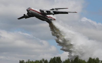 Самолёт МЧС России разбился при тушении пожара в Португалии