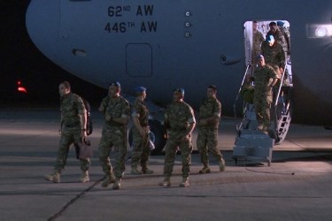 Армянские миротворцы вернулись на родину