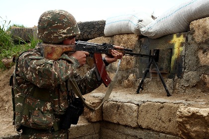 ВС Азербайджана применили крупнокалиберные пулеметы на линии соприкосновения с НКР