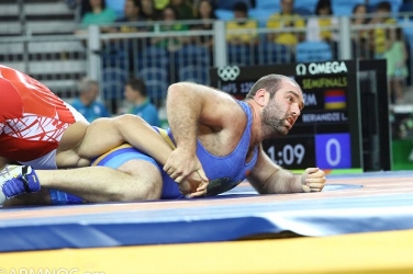 Армянский борец Леван Берианидзе не смог завоевать бронзовую медаль