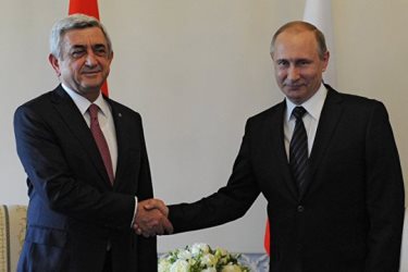 Сегодня в Москве состоится встреча президентов Армении и России