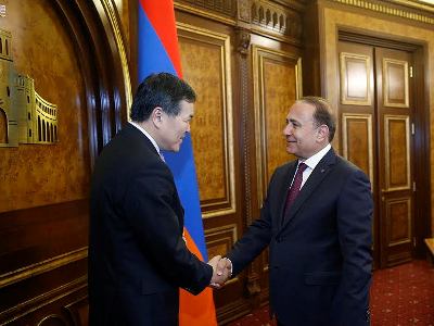 Отношения между Арменией и Китаем находятся на высоком уровне - Овик Абраамян
