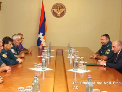 У президента Нагорного Карабаха обсудили вопросы сотрудничества с Арменией по чрезвычайным ситуациям