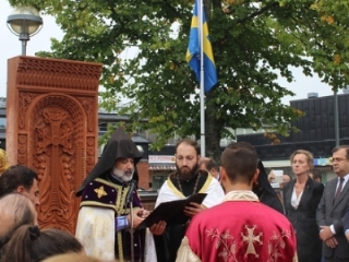 В Швеции открылся первый хачкар в память жертв Геноцида армян