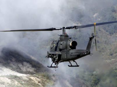Военный вертолет разбился на севере Таиланда
