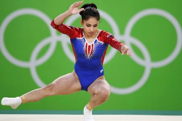 Седа Тутхалян исполнила на Олимпиаде вольное упражнение под композицию "Арцах" (Видео)