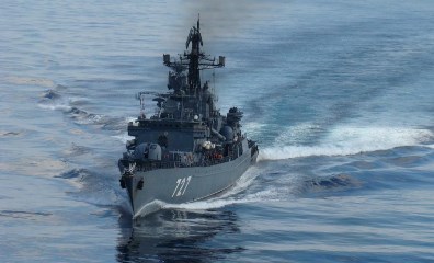 Отряд боевых кораблей Тихоокеанского флота прибыл в КНР для участия в совместных учениях