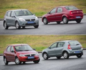 Опубликованы первые изображения обновленных Renault Sandero и Logan