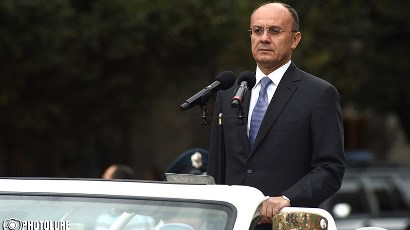 Сейран Оганян дал последние указания участникам парада к 25-летию независимости Армении