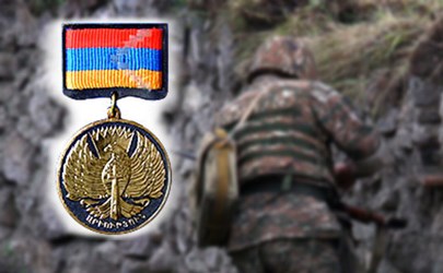 Арман Гандилян посмертно награжден президентом НКР медалью «За боевые заслуги»