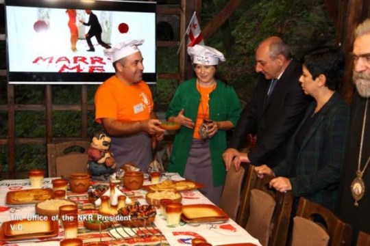 Президент Саакян посетил первый международный фестиваль «Арцах Этнофест»