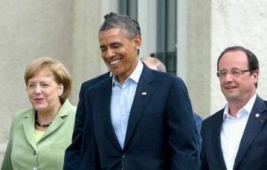 Обама встретился с Олландом и Меркель на саммите G20 в Китае и обсудил Украину
