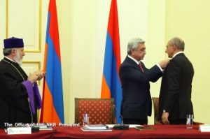 Президент НКР награжден армянским орденом "Тигран Мец"