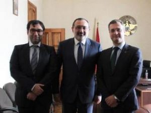 Глава МИД НКР принял директора организации «Европейские друзья Армении»