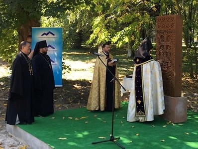 В украинской Виннице открыли хачкар, посвященный памяти жертв Геноцида армян