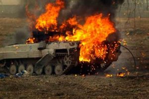 Курдские боевики в провинции Ван взорвали бронетранспортер ВС Турции
