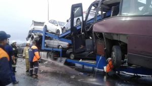 ДТП с участием автобуса «Москва — Ереван» произошло на автодороге «Кавказ»