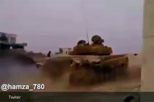 Сирийский танк Т-72 дважды уклонился от ракет TOW