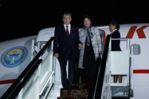 Президент Киргизии прибыл в Ереван