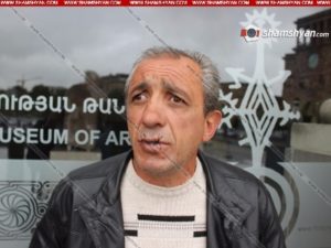 Житель Вардениса зашил себе рот в центре Еревана
