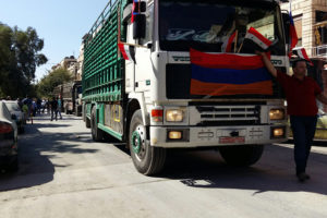 Колонна с гуманитарной помощью из Армении добралась до осажденного Алеппо