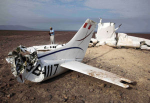Самолет с туристами разбился в районе загадочных линий Наска в Перу