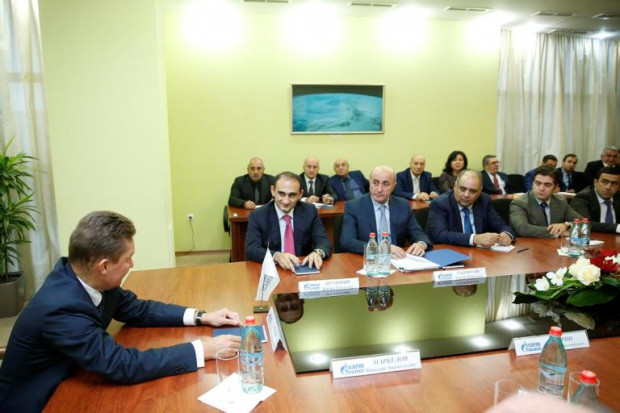 Алексей Миллер поздравил нового Генерального директора ЗАО «Газпром Армения»