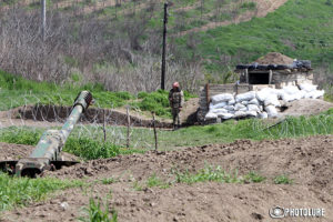 Противник ночью обстрелял карабахско-азербайджанскую линию соприкосновения из снайперских винтовок