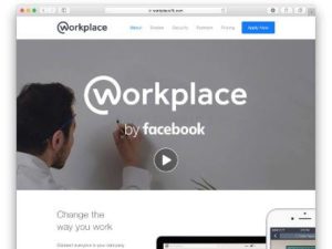 Facebook запустила сайт Workplace
