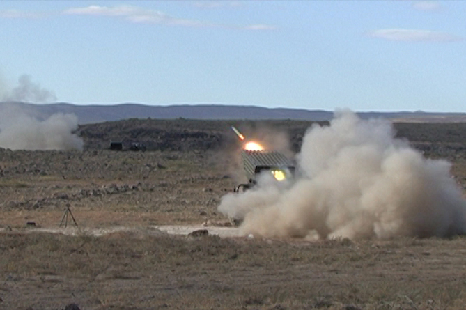 Лагерные сборы ракетчиков и артиллеристов прошли в Армении