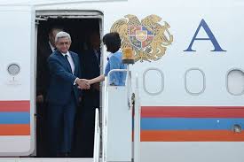 Президент Саргсян прибыл в Нидерланды с рабочим визитом
