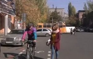 Бесплатная школа велосипедистов в Ереване