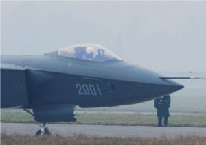 Китай впервые продемонстрировал истребитель пятого поколения J-20