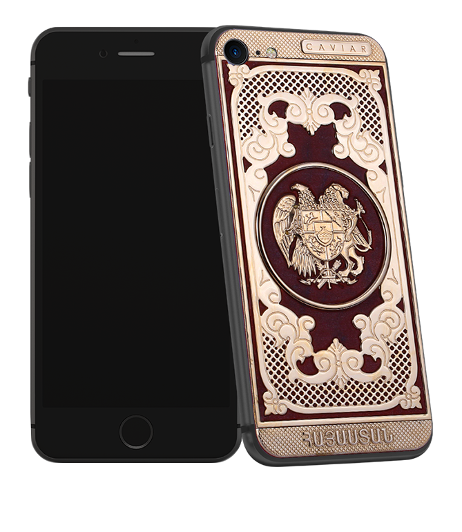 "Армянская" модель iPhone 7 в новой коллекции Caviar исполнена в цветах династии Арташесидов