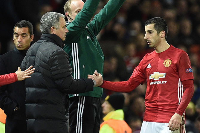 Моуринью: Мхитарян сыграл просто здорово