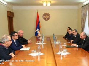 Президент НКР принял членов Круга дружбы «Франция – Карабах»